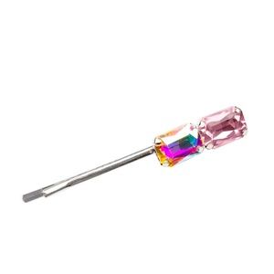 Pink & Iridescent Hair Pin